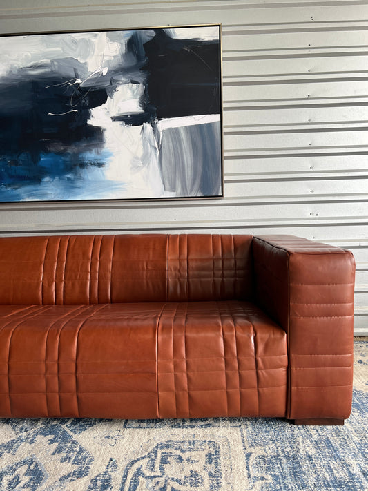 Ralph Lauren "Chambers" Leather Sofa