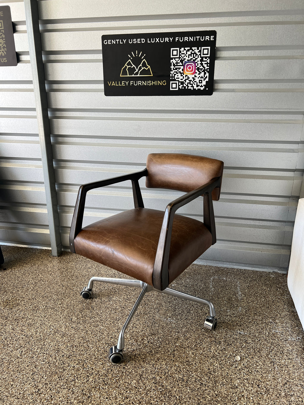 Four Hands “Tyler” Leather Desk Chair