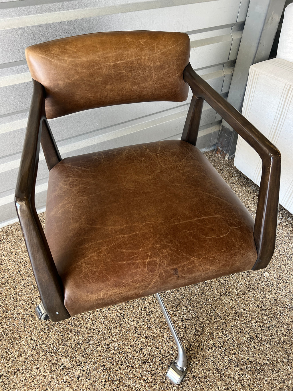 Four Hands “Tyler” Leather Desk Chair
