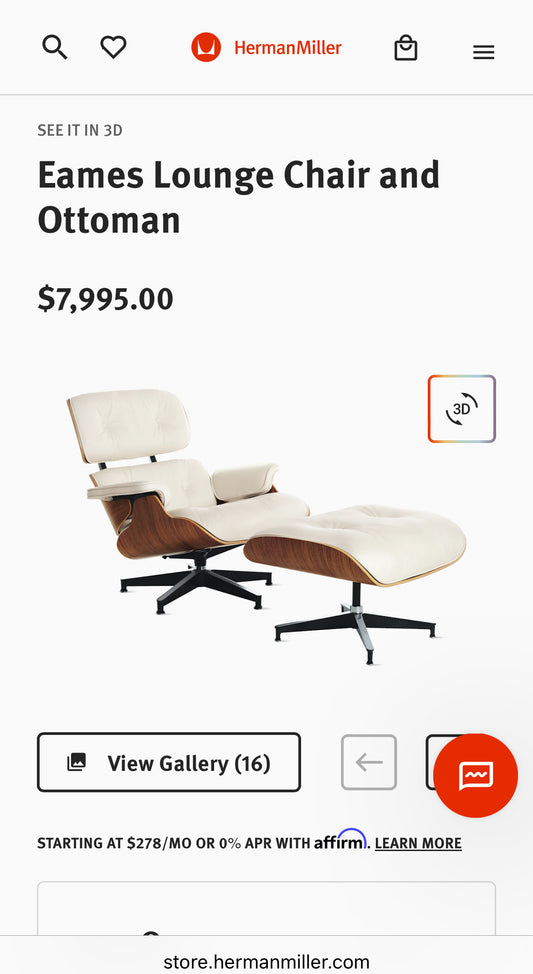Herman Miller “Eames” Lounge Chair