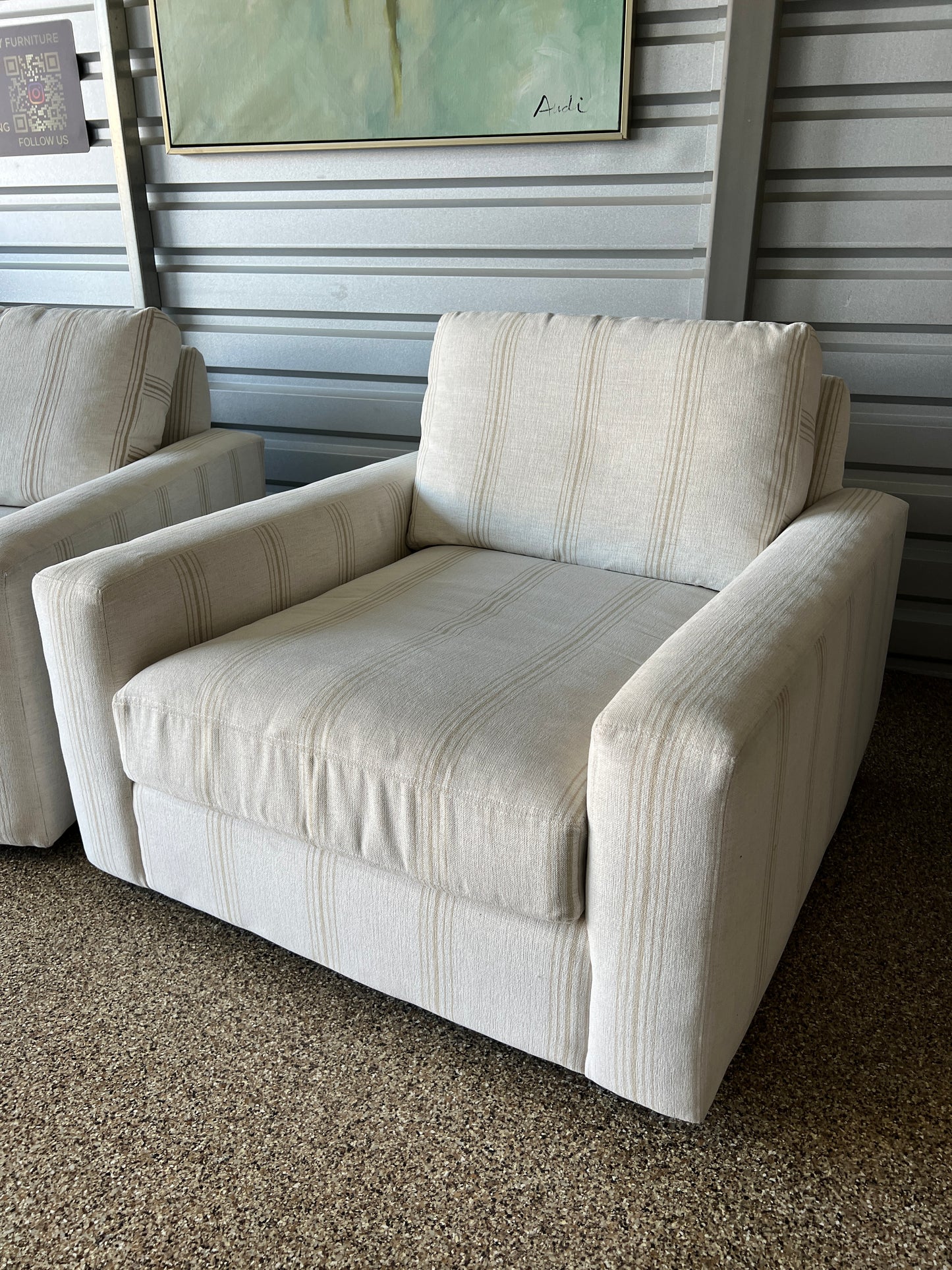 Arhaus “Remington” Swivel Chairs